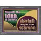TESTIFY OF HIS SALVATION DAILY  Unique Power Bible Acrylic Frame  GWANCHOR10664  