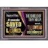 O PEOPLE SAVED BY THE LORD  Children Room Wall Acrylic Frame  GWANCHOR10699  "33X25"