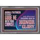 ABBA FATHER PLEASE GUIDE US WITH YOUR COUNSEL  Ultimate Inspirational Wall Art  Acrylic Frame  GWANCHOR10701  