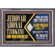JEHOVAH ADONAI TZIDKENU OUR RIGHTEOUSNESS EVER PRESENT HELP  Unique Scriptural Acrylic Frame  GWANCHOR10711  