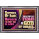 REVERE MY NAME AND REVERENTLY FEAR THE GOD OF ISRAEL  Scriptures Décor Wall Art  GWANCHOR10734  