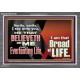 HE THAT BELIEVETH ON ME HATH EVERLASTING LIFE  Contemporary Christian Wall Art  GWANCHOR10758  