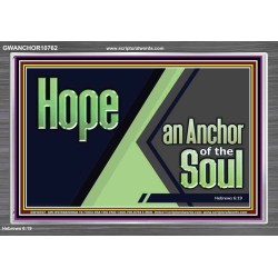 HOPE AN ANCHOR OF THE SOUL  Christian Paintings  GWANCHOR10762  "33X25"