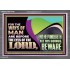 THE WAYS OF MAN ARE BEFORE THE EYES OF THE LORD  Contemporary Christian Wall Art Acrylic Frame  GWANCHOR10765  "33X25"