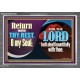 THE LORD HATH DEALT BOUNTIFULLY WITH THEE  Contemporary Christian Art Acrylic Frame  GWANCHOR10792  