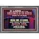 LET THE WICKEDNESS OF THE WICKED COME TO AN END HEAL ME O LORD  Scripture Art Acrylic Frame  GWANCHOR10796  