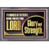 GIVE UNTO THE LORD GLORY AND STRENGTH  Sanctuary Wall Picture Acrylic Frame  GWANCHOR11751  "33X25"