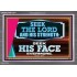 SEEK THE LORD HIS STRENGTH AND SEEK HIS FACE CONTINUALLY  Ultimate Inspirational Wall Art Acrylic Frame  GWANCHOR12017  "33X25"