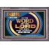 THE WORD OF THE LORD IS FOREVER SETTLED  Ultimate Inspirational Wall Art Acrylic Frame  GWANCHOR12035  "33X25"