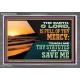 THE EARTH O LORD IS FULL OF THY MERCY TEACH ME THY STATUTES  Righteous Living Christian Acrylic Frame  GWANCHOR12039  