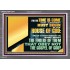 FOR THE TIME IS COME THAT JUDGEMENT MUST BEGIN AT THE HOUSE OF THE LORD  Modern Christian Wall Décor Acrylic Frame  GWANCHOR12075  "33X25"