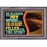 BE BLESSED WITH JOY UNSPEAKABLE AND FULL GLORY  Christian Art Acrylic Frame  GWANCHOR12100  "33X25"