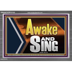 AWAKE AND SING  Affordable Wall Art  GWANCHOR12122  "33X25"