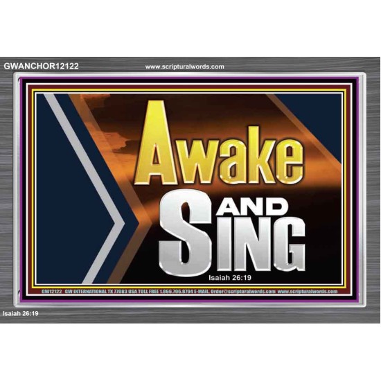 AWAKE AND SING  Affordable Wall Art  GWANCHOR12122  