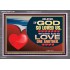 BELOVED IF GOD SO LOVED US  Custom Biblical Paintings  GWANCHOR12130  "33X25"