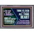 THE DAY OF THE LORD IS GREAT AND VERY TERRIBLE REPENT IMMEDIATELY  Custom Inspiration Scriptural Art Acrylic Frame  GWANCHOR12145  "33X25"