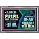 THE LORD FULFIL THE DESIRE OF THEM THAT FEAR HIM  Custom Inspiration Bible Verse Acrylic Frame  GWANCHOR12148  