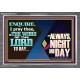 THE WORD OF THE LORD TO DAY  New Wall Décor  GWANCHOR12151  