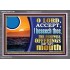 ACCEPT THE FREEWILL OFFERINGS OF MY MOUTH  Bible Verse for Home Acrylic Frame  GWANCHOR12158  "33X25"