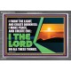 I FORM THE LIGHT AND CREATE DARKNESS DECLARED THE LORD  Printable Bible Verse to Acrylic Frame  GWANCHOR12173  