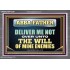 ABBA FATHER DELIVER ME NOT OVER UNTO THE WILL OF MINE ENEMIES  Unique Power Bible Picture  GWANCHOR12220  "33X25"