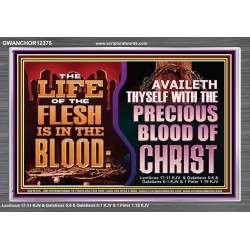 AVAILETH THYSELF WITH THE PRECIOUS BLOOD OF CHRIST  Children Room  GWANCHOR12375  "33X25"