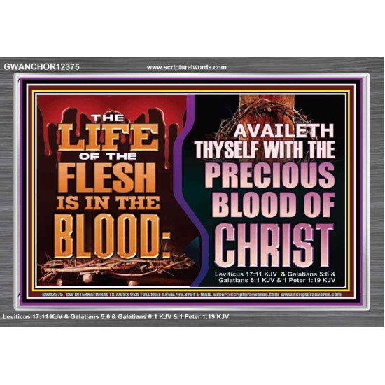 AVAILETH THYSELF WITH THE PRECIOUS BLOOD OF CHRIST  Children Room  GWANCHOR12375  