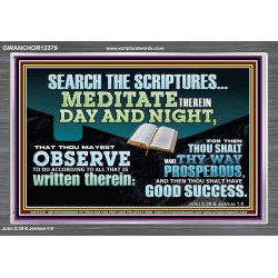 SEARCH THE SCRIPTURES MEDITATE THEREIN DAY AND NIGHT  Unique Power Bible Acrylic Frame  GWANCHOR12379  