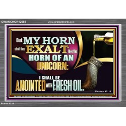 THE HORN OF AN UNICORN  Bible Verses Art Prints  GWANCHOR12688  "33X25"