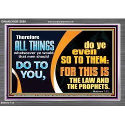 THE LAW AND THE PROPHETS  Scriptural Décor  GWANCHOR12695  "33X25"