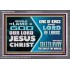 THE LAMB OF GOD OUR LORD JESUS CHRIST  Acrylic Frame Scripture   GWANCHOR12706  "33X25"