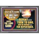 REPENT AND TURN TO GOD AND DO WORKS MEET FOR REPENTANCE  Christian Quotes Acrylic Frame  GWANCHOR12716  