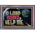 O LORD AWAKE TO HELP ME  Christian Quote Acrylic Frame  GWANCHOR12718  "33X25"