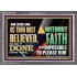 AS THOU HAST BELIEVED, SO BE IT DONE UNTO THEE  Bible Verse Wall Art Acrylic Frame  GWANCHOR12958  "33X25"