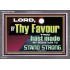 THY FAVOUR HAST MADE MY MOUNTAIN TO STAND STRONG  Modern Christian Wall Décor Acrylic Frame  GWANCHOR12960  "33X25"