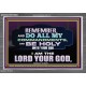 DO ALL MY COMMANDMENTS AND BE HOLY   Bible Verses to Encourage  Acrylic Frame  GWANCHOR12962  