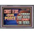 CHRIST JESUS IS OUR PEACE  Christian Paintings Acrylic Frame  GWANCHOR12967  "33X25"