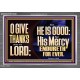 THE LORD IS GOOD HIS MERCY ENDURETH FOR EVER  Unique Power Bible Acrylic Frame  GWANCHOR13040  
