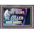 RECEIVE THY SIGHT AND BE FILLED WITH THE HOLY GHOST  Sanctuary Wall Acrylic Frame  GWANCHOR13056  "33X25"