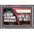 ARE YOU A MAN AFTER MINE OWN HEART  Children Room Wall Acrylic Frame  GWANCHOR13064  "33X25"