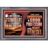 LAY HOLD ON ETERNAL LIFE WHEREUNTO THOU ART ALSO CALLED  Ultimate Inspirational Wall Art Acrylic Frame  GWANCHOR13084  "33X25"