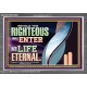 THE RIGHTEOUS SHALL ENTER INTO LIFE ETERNAL  Eternal Power Acrylic Frame  GWANCHOR13089  
