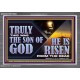 TRULY THIS WAS THE SON OF GOD HE IS RISEN FROM THE DEAD  Sanctuary Wall Acrylic Frame  GWANCHOR13092  