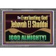 EVERLASTING GOD JEHOVAH EL SHADDAI GOD ALMIGHTY   Scripture Art Portrait  GWANCHOR13101B  