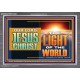 OUR LORD JESUS CHRIST THE LIGHT OF THE WORLD  Bible Verse Wall Art Acrylic Frame  GWANCHOR13122  