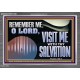 VISIT ME O LORD WITH THY SALVATION  Glass Acrylic Frame Scripture Art  GWANCHOR13136  