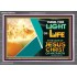 THE LIGHT OF LIFE OUR LORD JESUS CHRIST  Righteous Living Christian Acrylic Frame  GWANCHOR9552  "33X25"