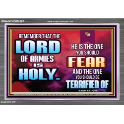 FEAR THE LORD WITH TREMBLING  Ultimate Power Acrylic Frame  GWANCHOR9567  "33X25"