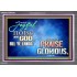 MAKE A JOYFUL NOISE UNTO TO OUR GOD JEHOVAH  Wall Art Acrylic Frame  GWANCHOR9598  "33X25"