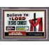 WHOSOEVER BELIEVETH ON HIM SHALL NOT BE ASHAMED  Contemporary Christian Wall Art  GWANCHOR9917  "33X25"